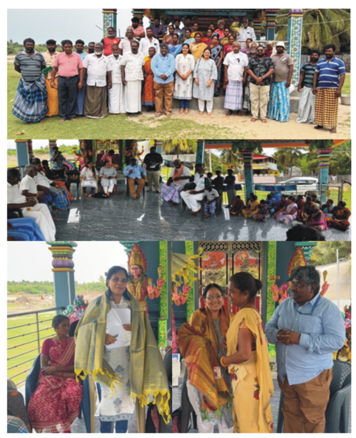 End-Term Evaluation Team Visits Artificial Reef Project Sites at Rameshwaram